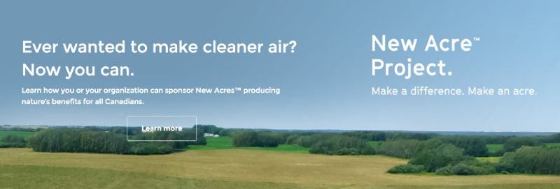 Ever wanted to make cleaner air? Now you can. New Acre Project.