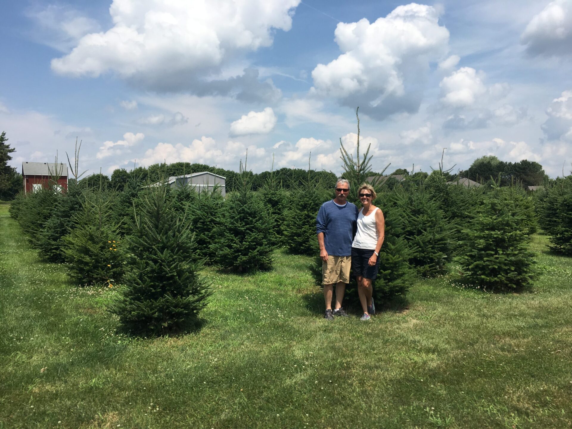 Catie Metcalfe and Gene Bystryk, Cagene Christmas Tree Farm.