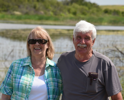 Terry et Lynda Mearns: à l’abri des inondations