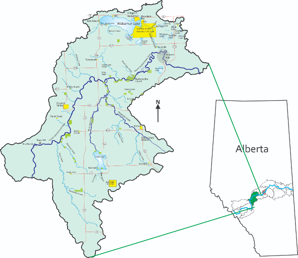 Location of Modeste subwatershed