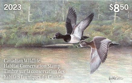 Canadian Wildlife Habitat Conservation Stamp 2023